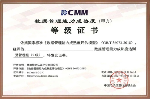 dcmm資質